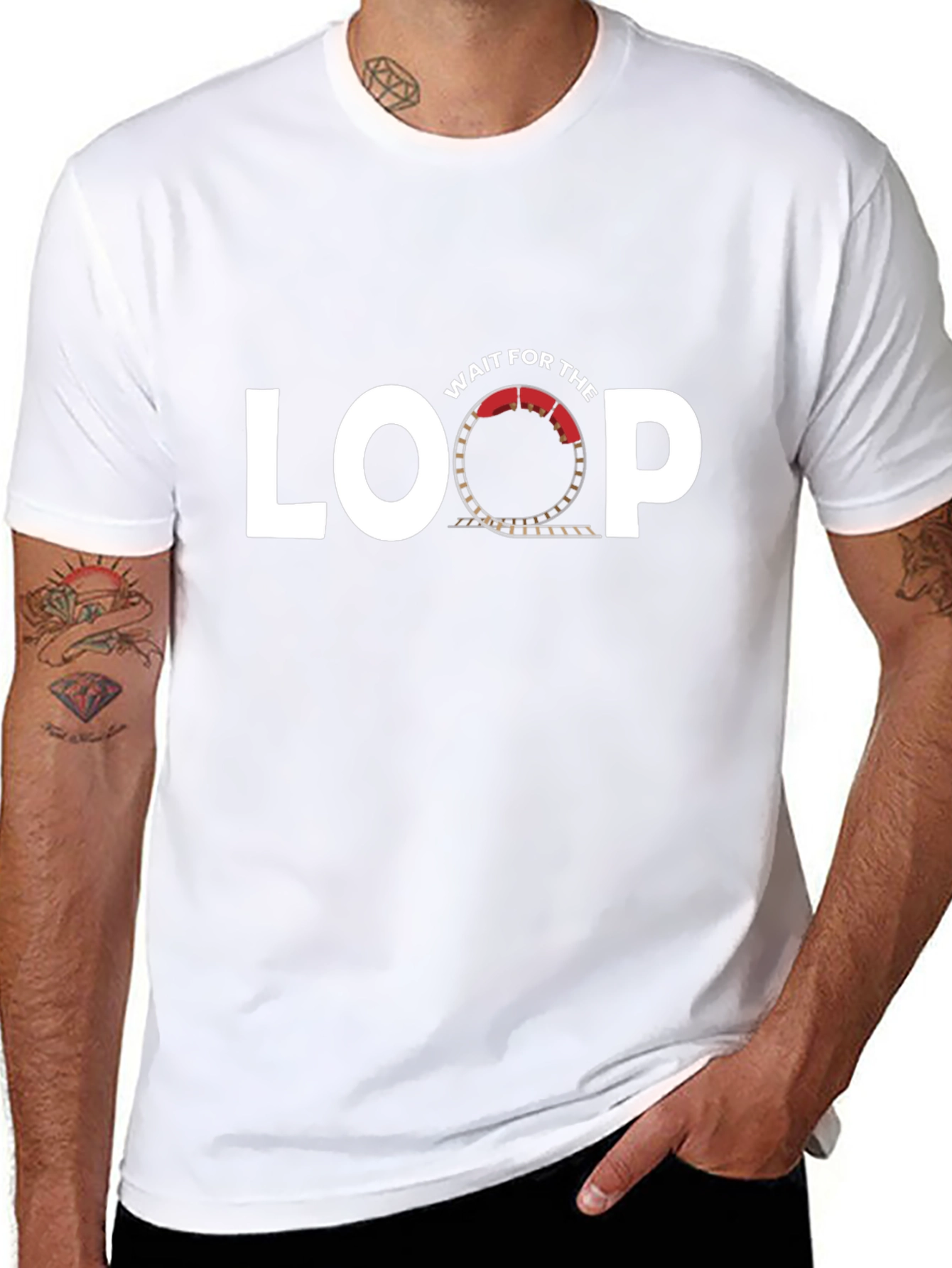 Wait for the Loop Roller Coaster T-Shirt