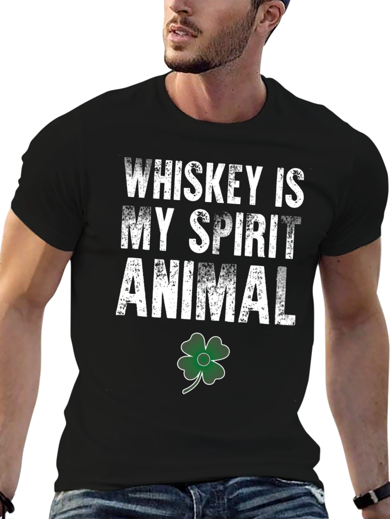 Whiskey Is My Spirit Animal St. Patricks Day T-Shirt