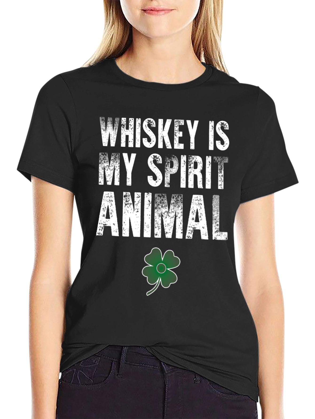 Whiskey Is My Spirit Animal St. Patricks Day T-Shirt