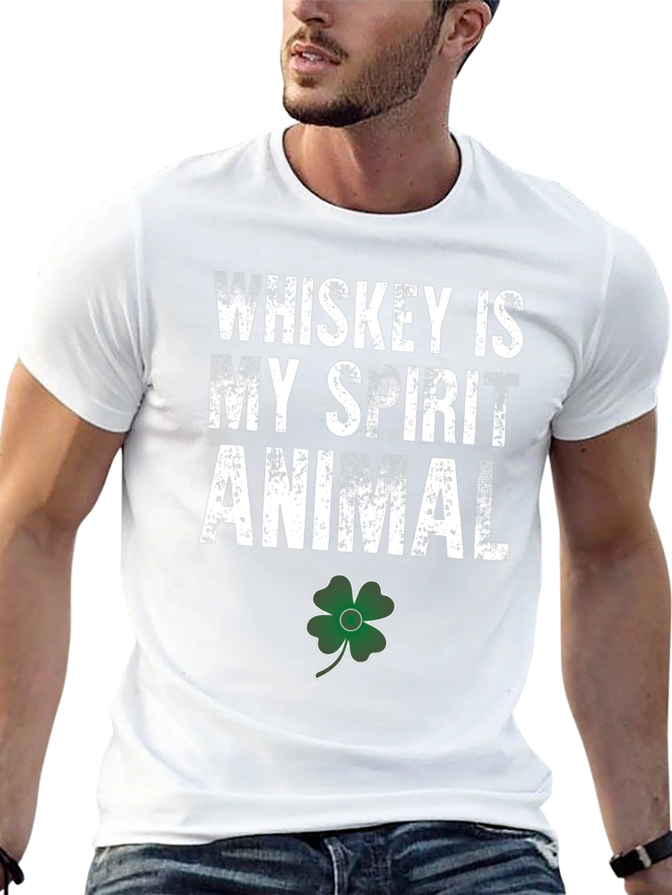 Whiskey Is My Spirit Animal St. Patricks Day T-Shirt