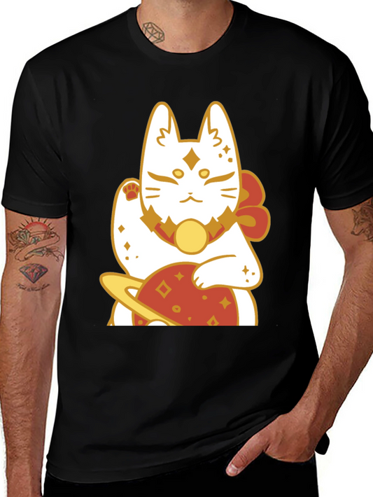 Lucky Cat Planet Graphic Tee