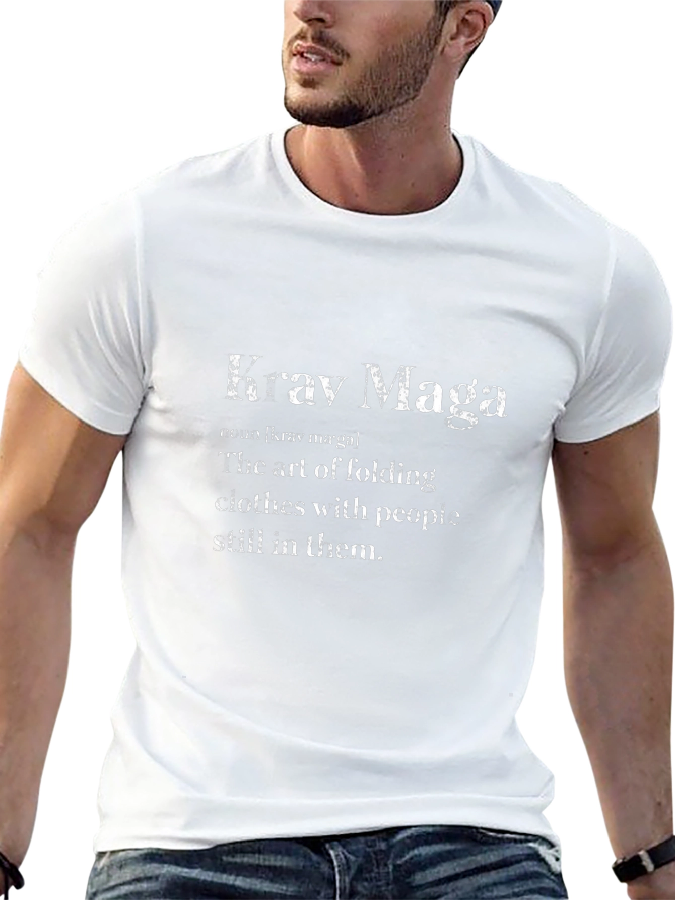 Krav Maga Definition Black T-Shirt