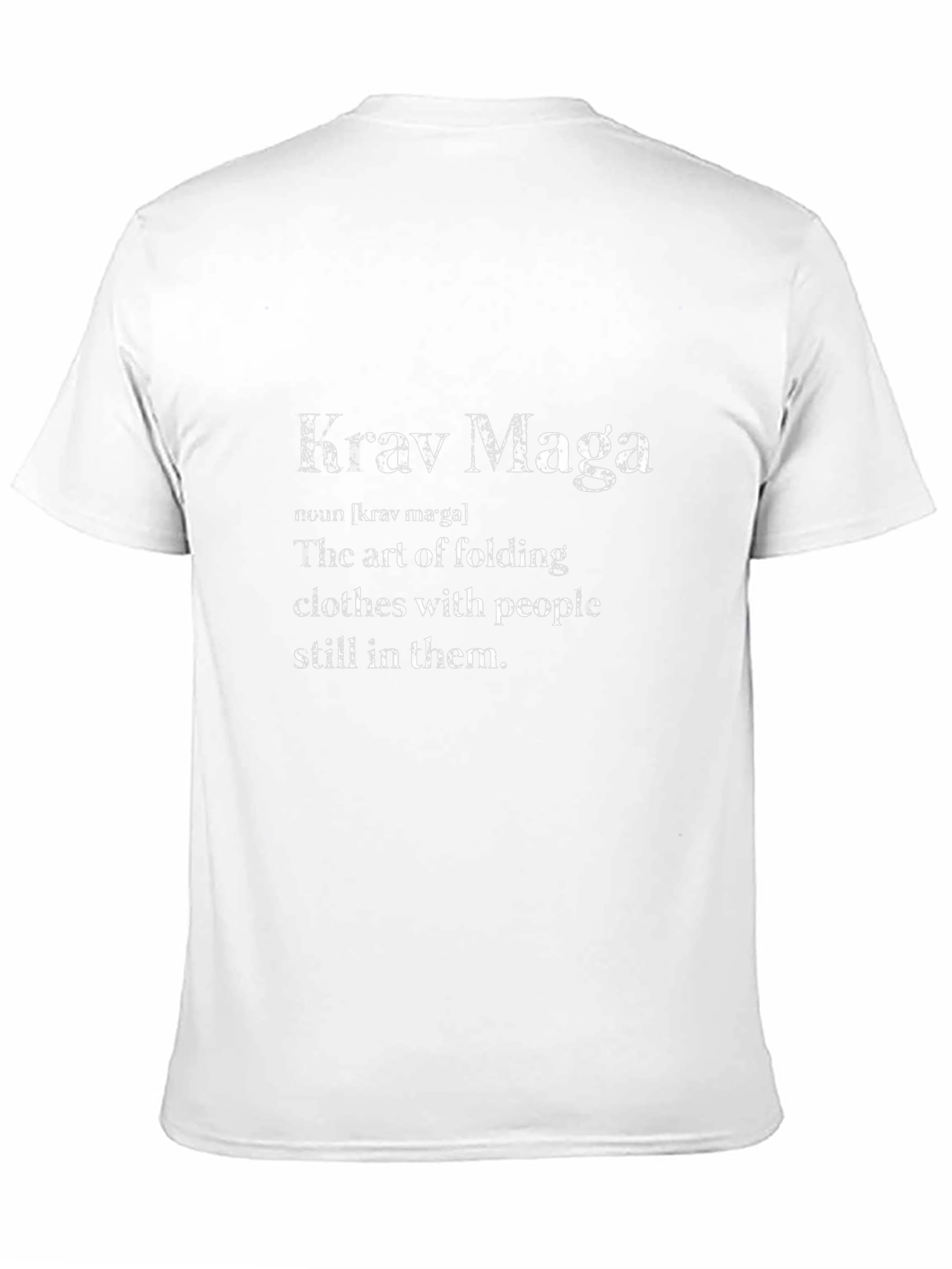 Krav Maga Definition Black T-Shirt