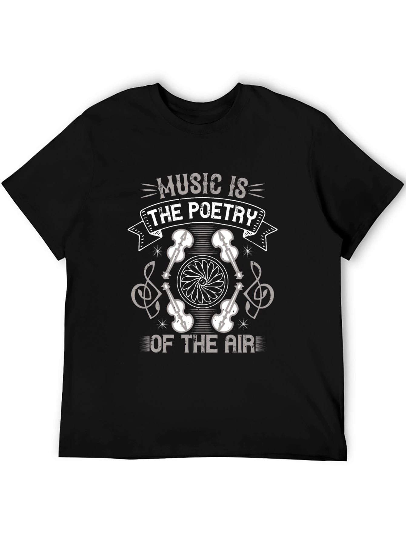 Music is the Poetry of the Air Graphic T-Shirt