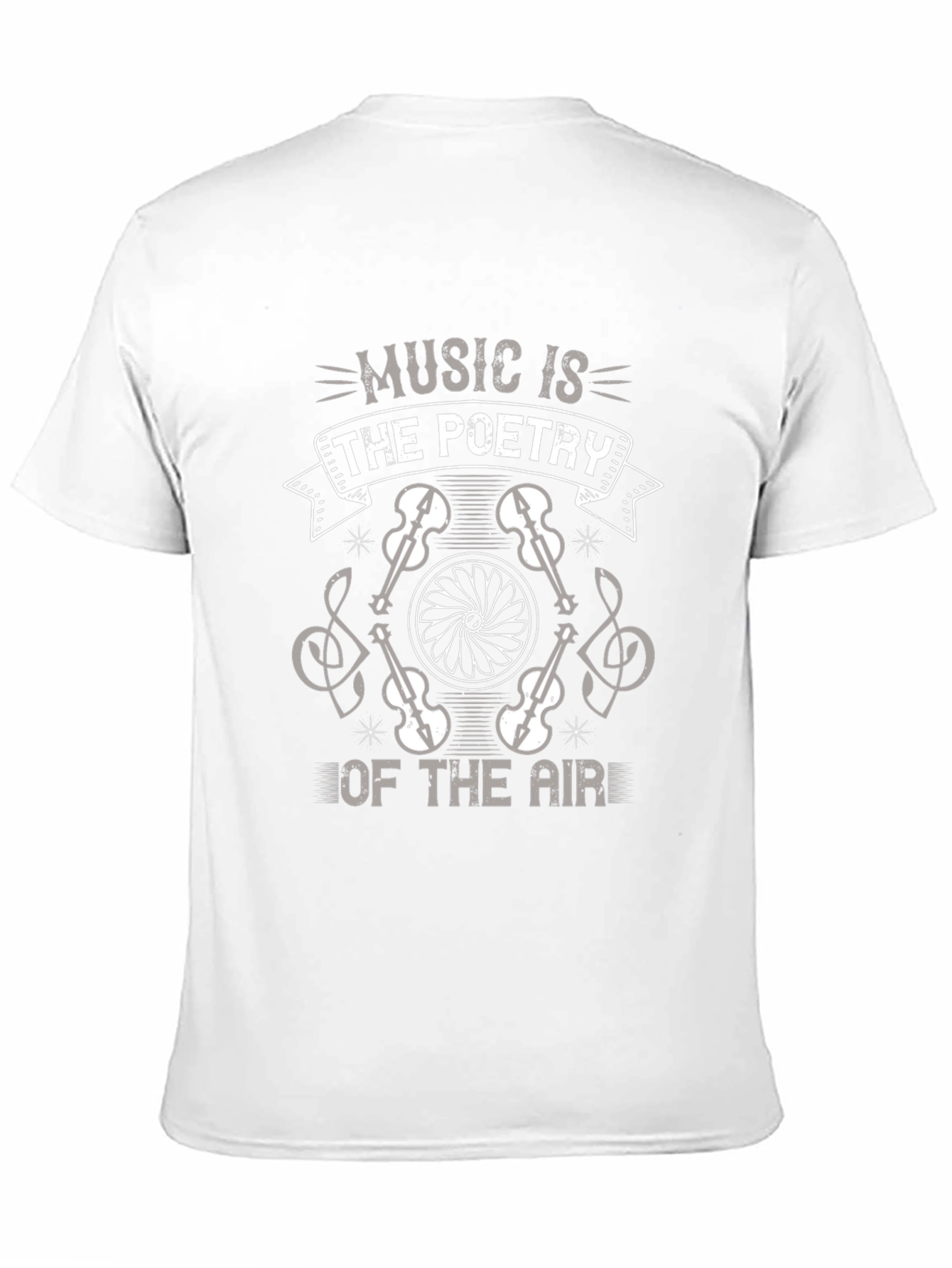 Music is the Poetry of the Air Graphic T-Shirt