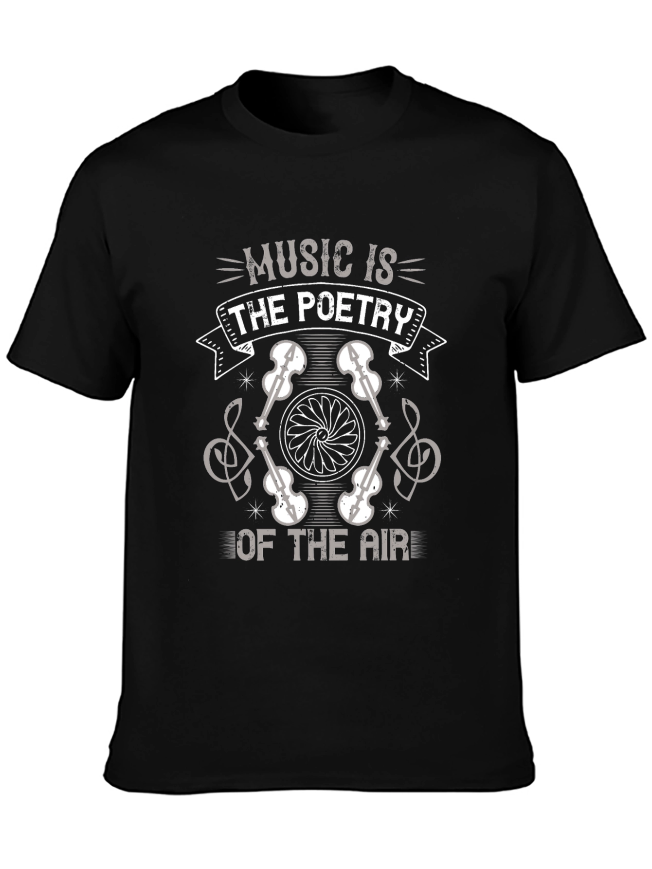 Music is the Poetry of the Air Graphic T-Shirt