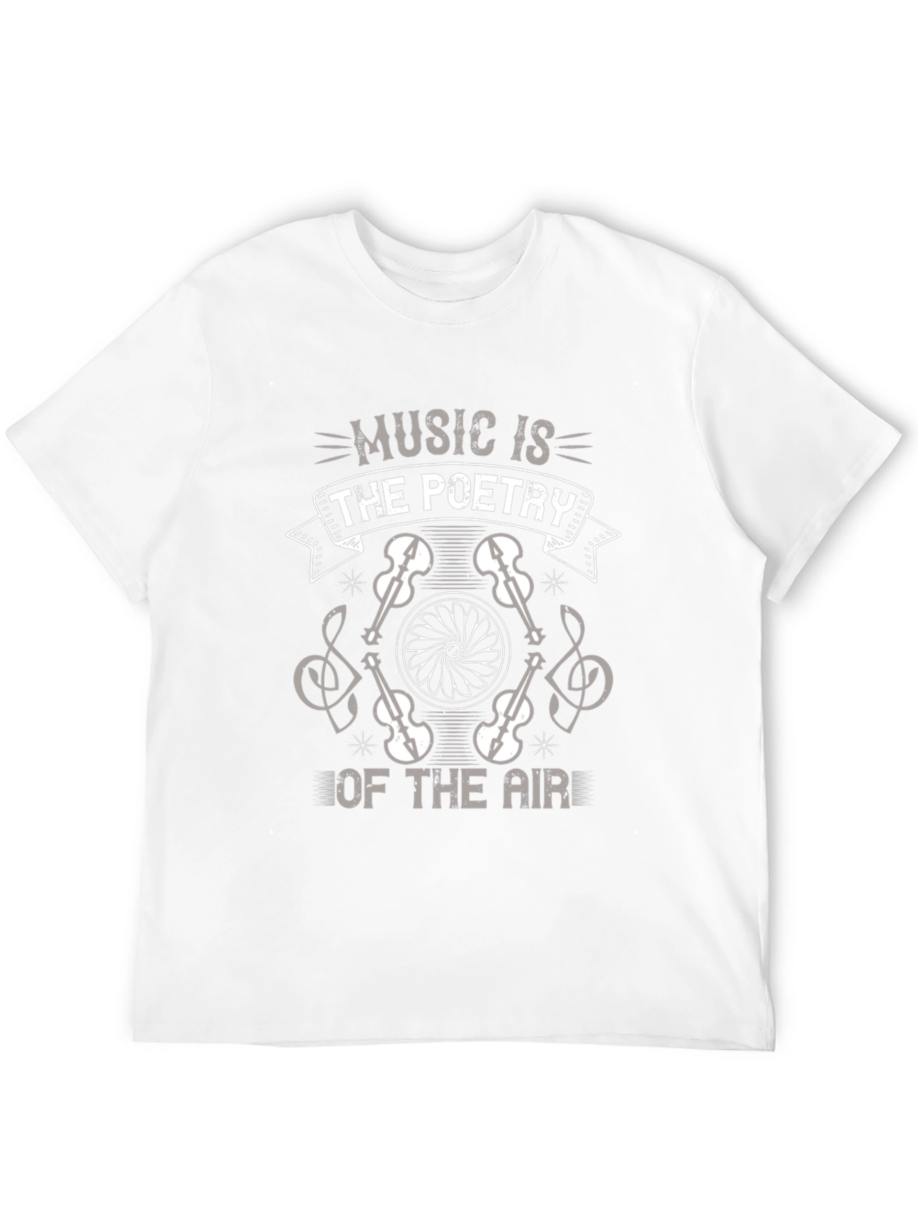 Music is the Poetry of the Air Graphic T-Shirt