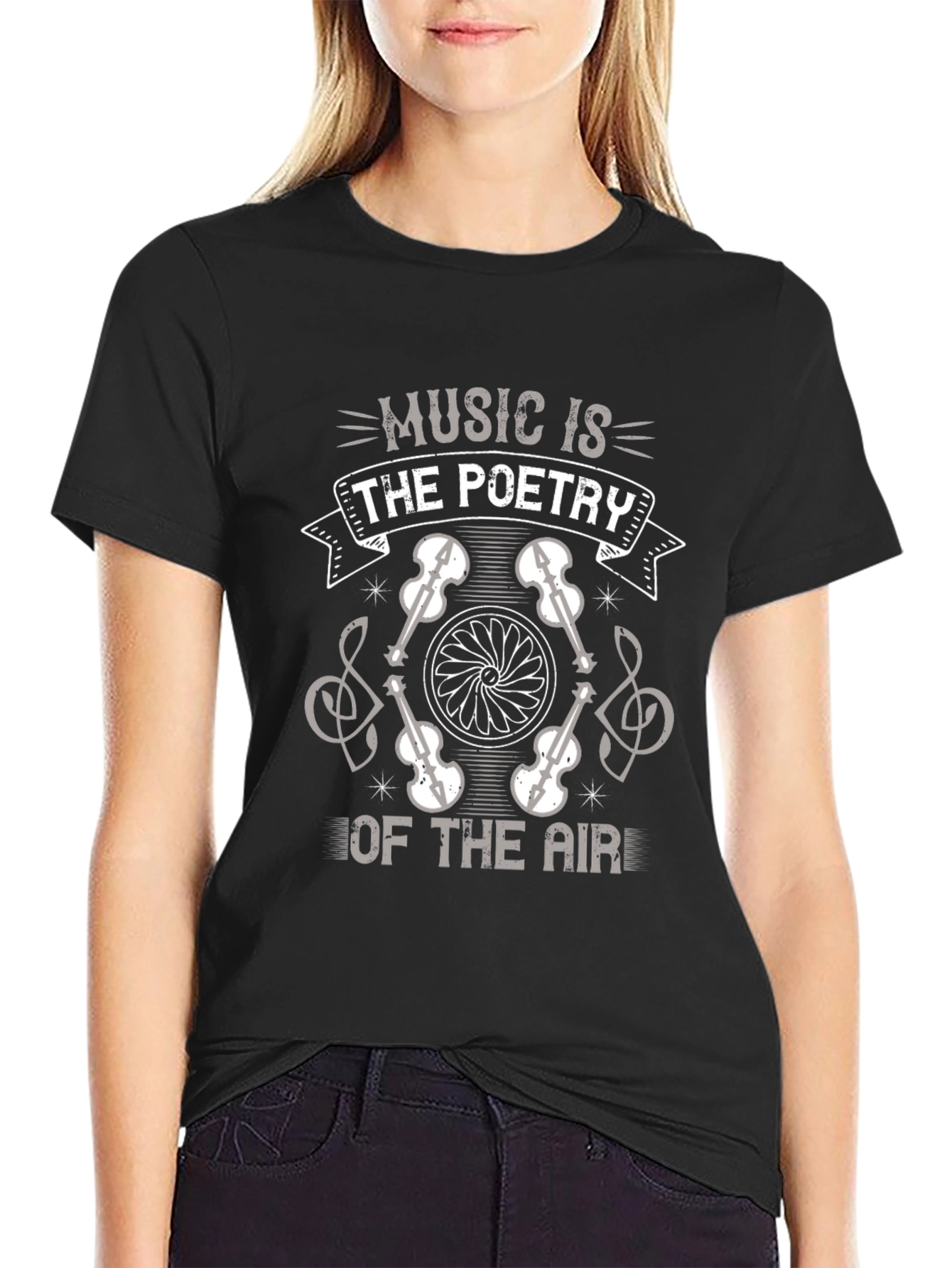Music is the Poetry of the Air Graphic T-Shirt