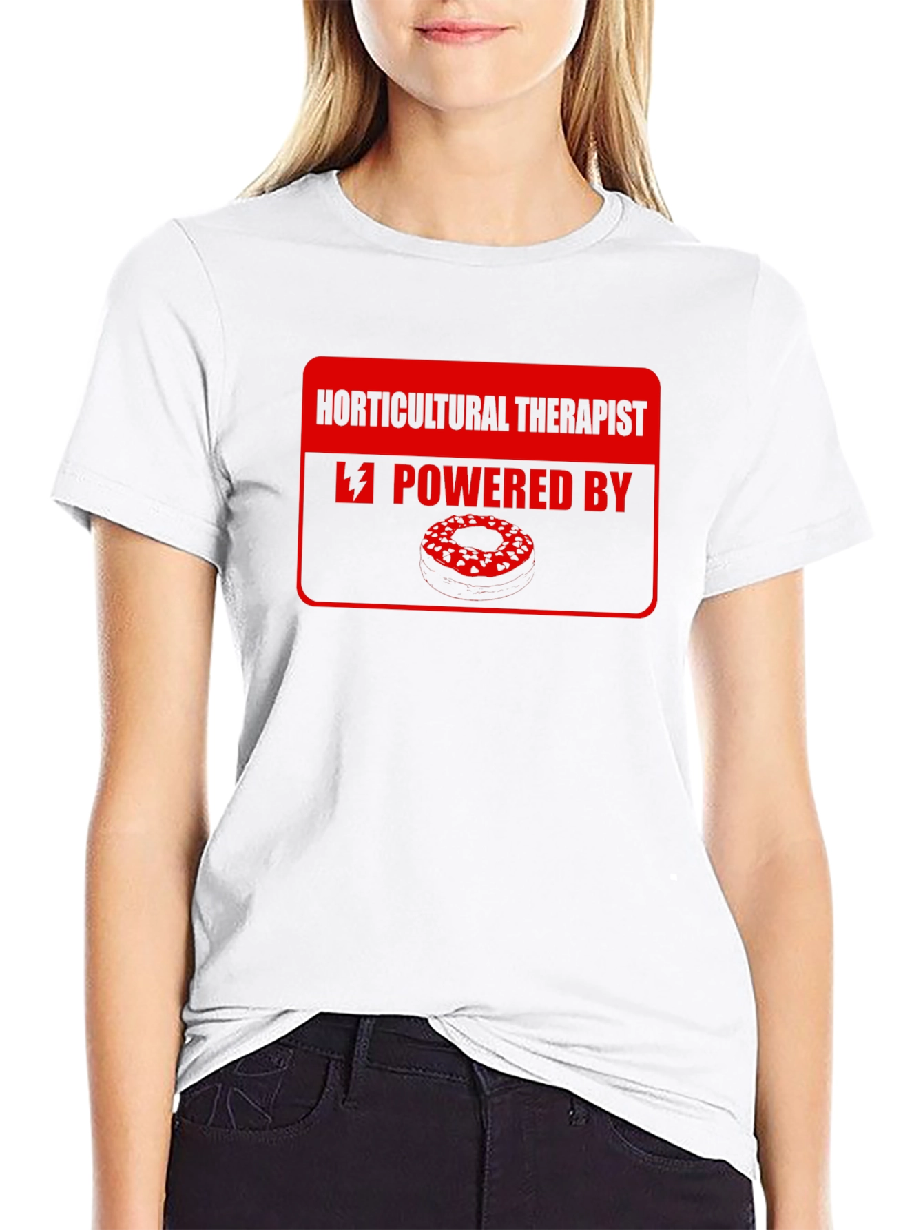 Horticultural Therapist Powered By Doughnuts T-Shirt