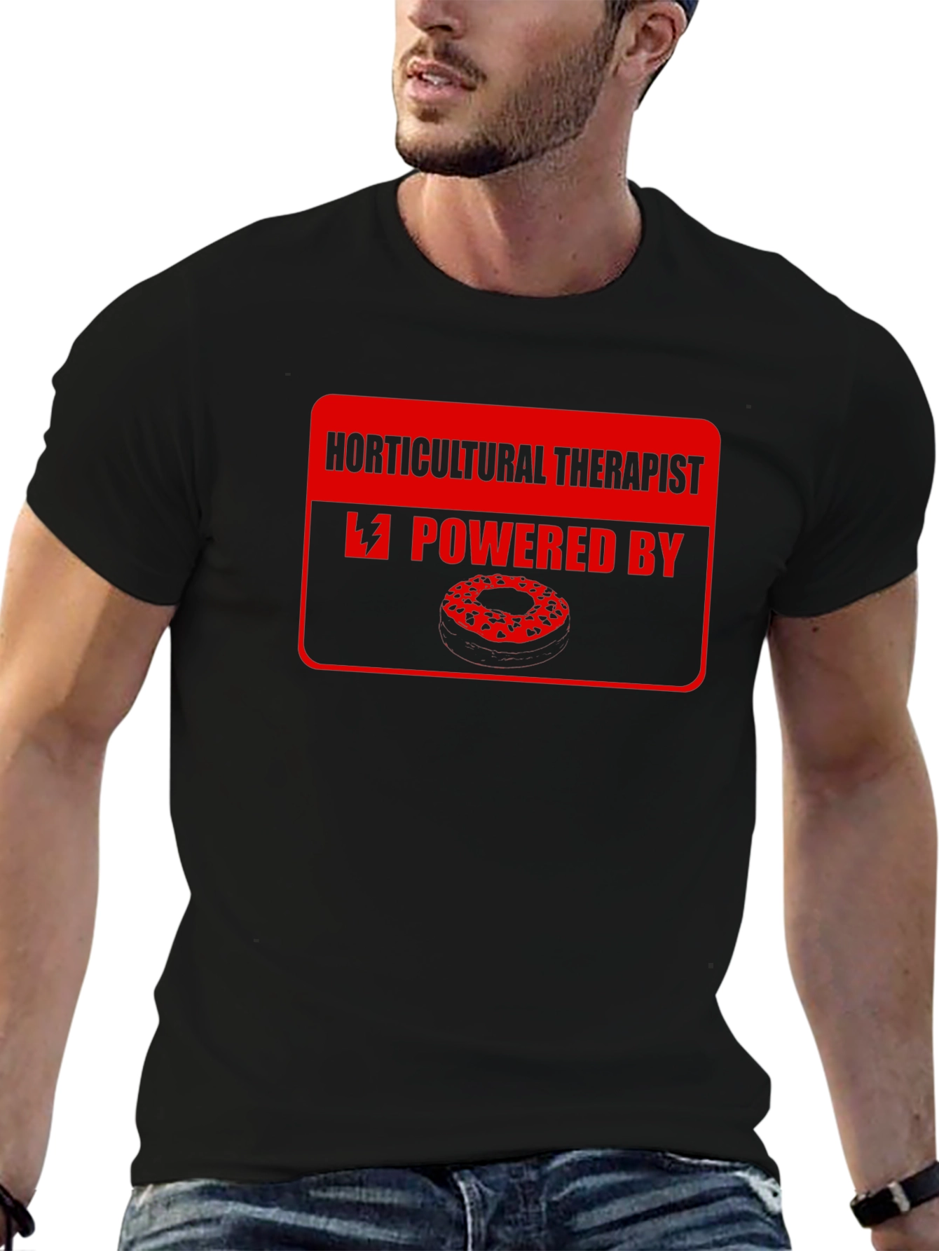 Horticultural Therapist Powered By Doughnuts T-Shirt