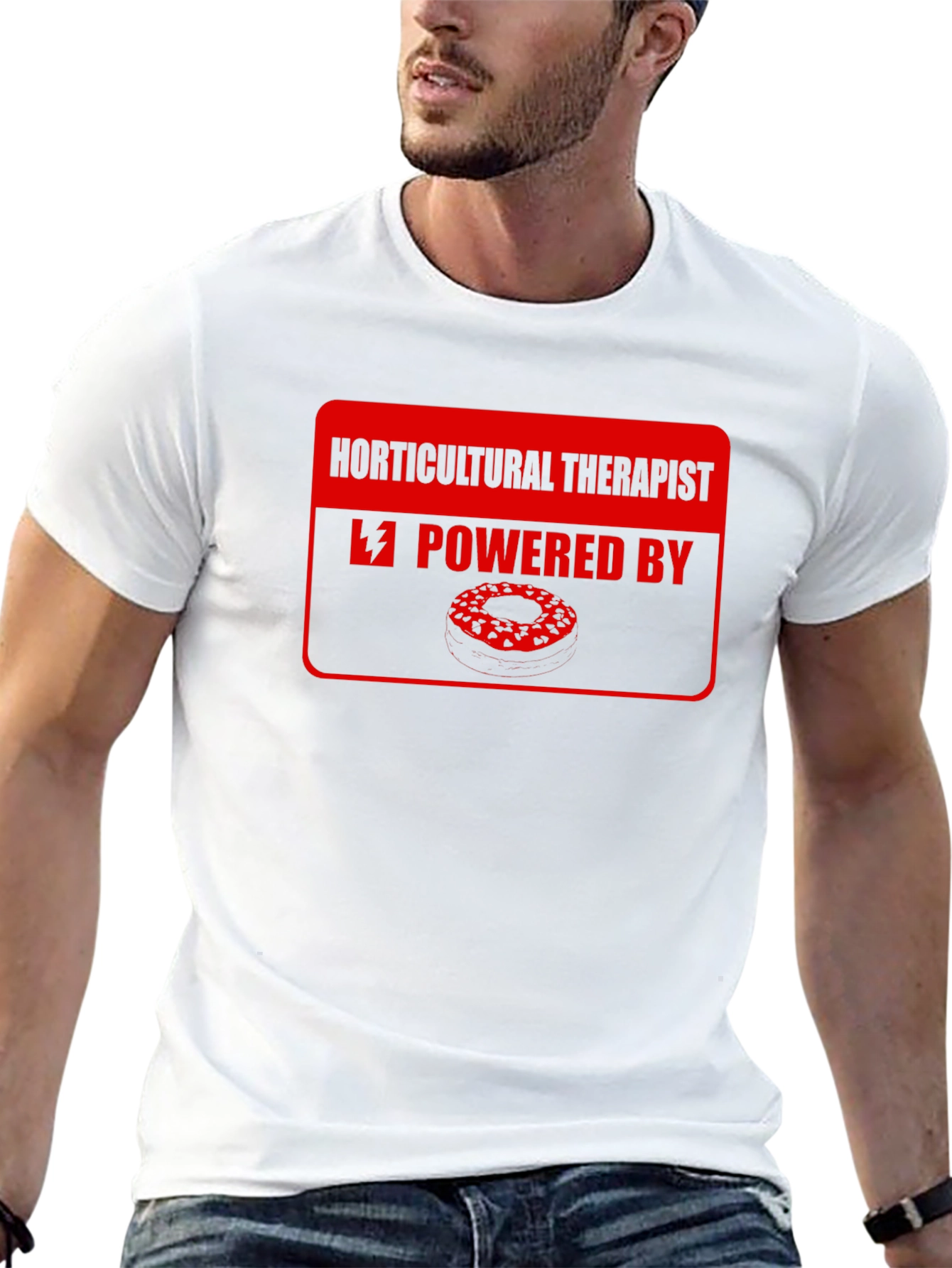 Horticultural Therapist Powered By Doughnuts T-Shirt