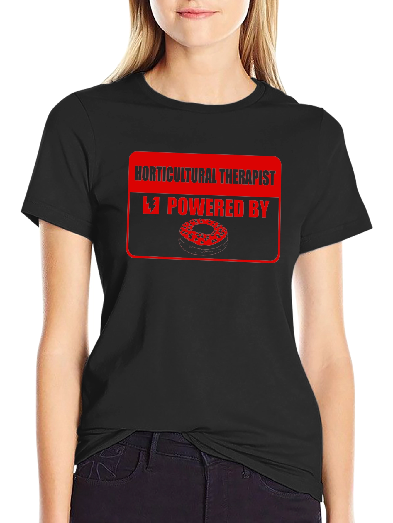 Horticultural Therapist Powered By Doughnuts T-Shirt