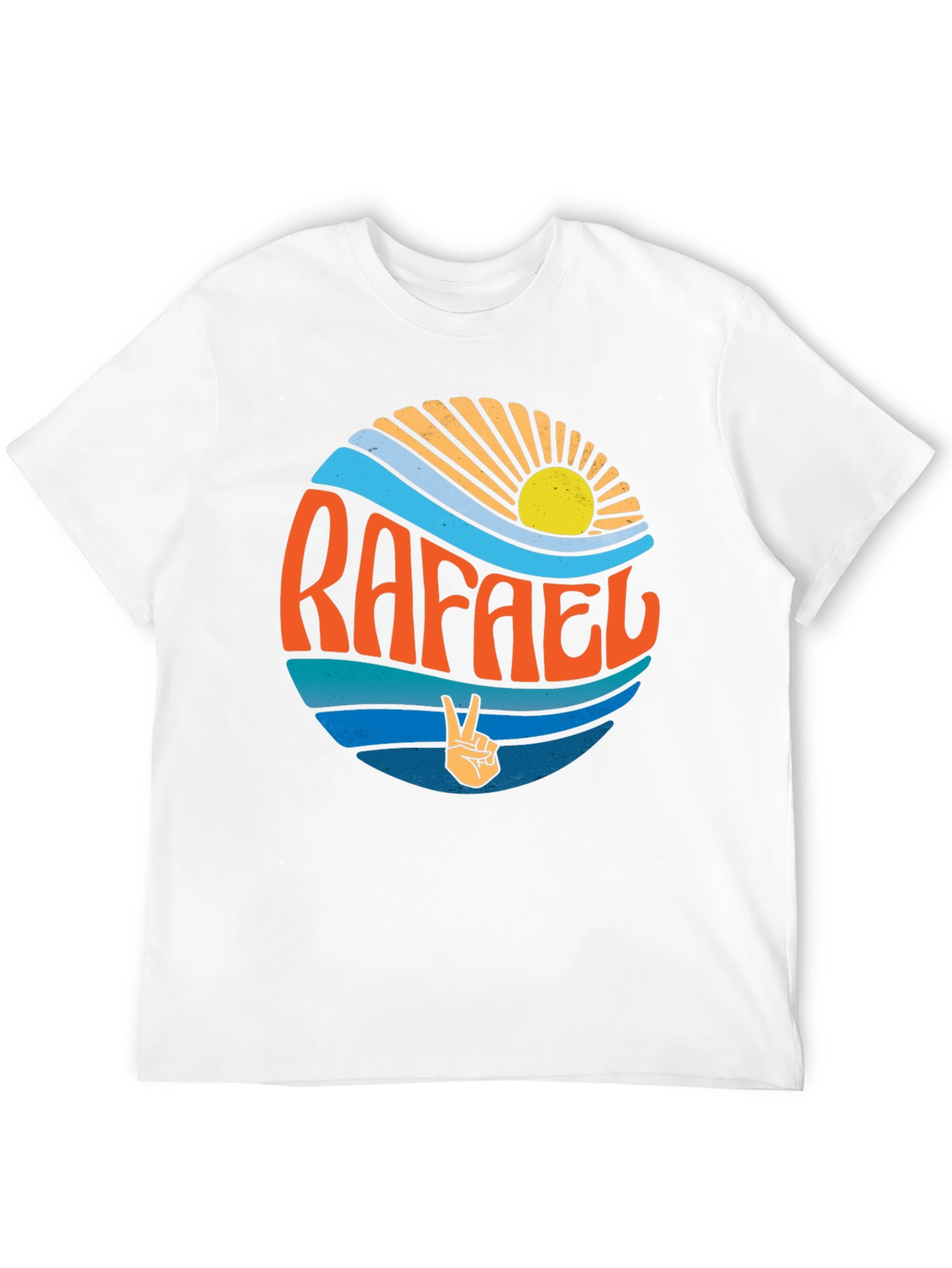 Rafael Retro Sunshine T-Shirt - Peace & Good Vibes