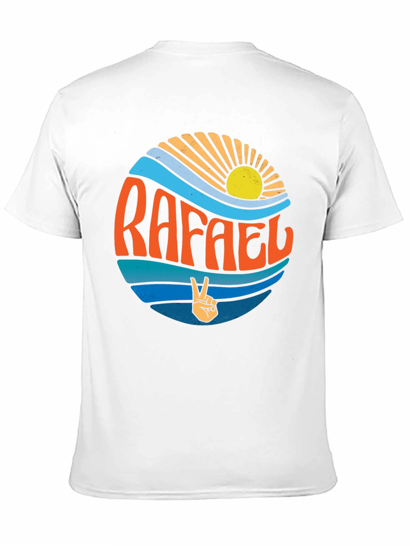 Rafael Retro Sunshine T-Shirt - Peace & Good Vibes