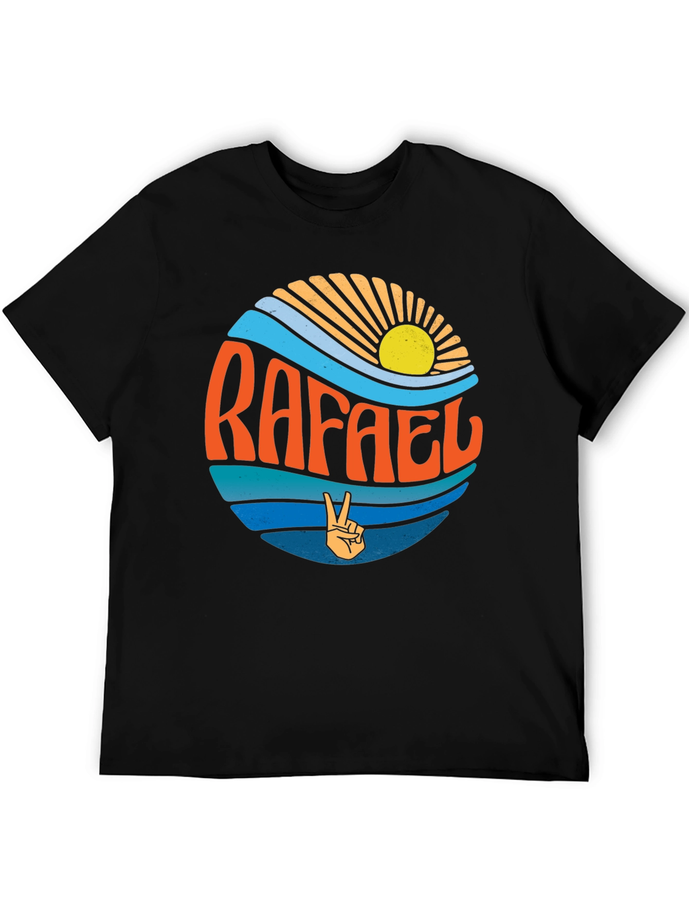 Rafael Retro Sunshine T-Shirt - Peace & Good Vibes