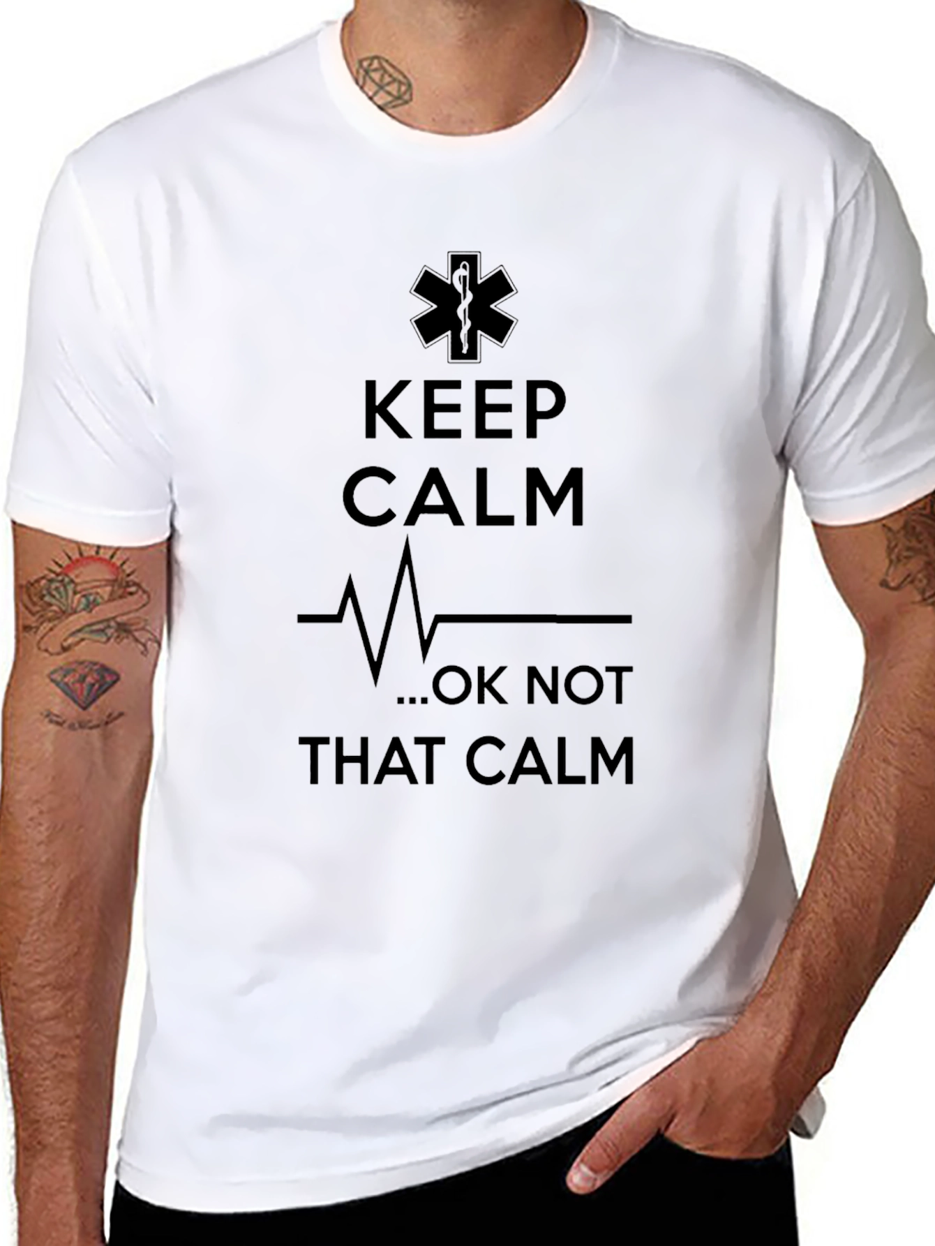 Keep Calm EMT Graphic T-Shirt