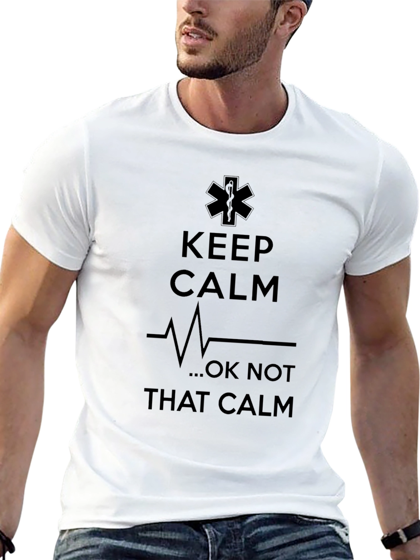 Keep Calm EMT Graphic T-Shirt