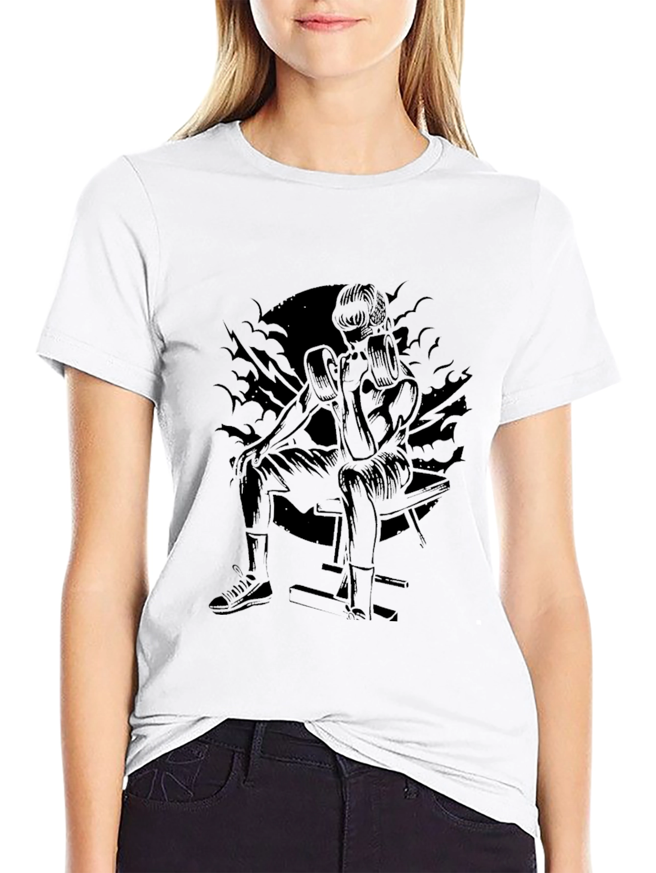 Boxer Silhouette Black T-Shirt