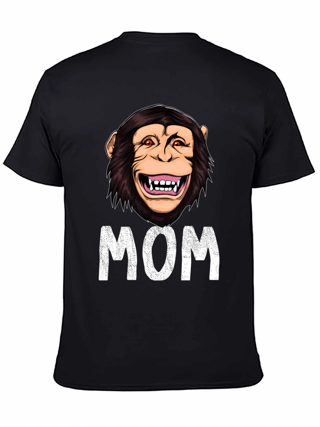 Funny Monkey Mom T-Shirt - Novelty Graphic Tee
