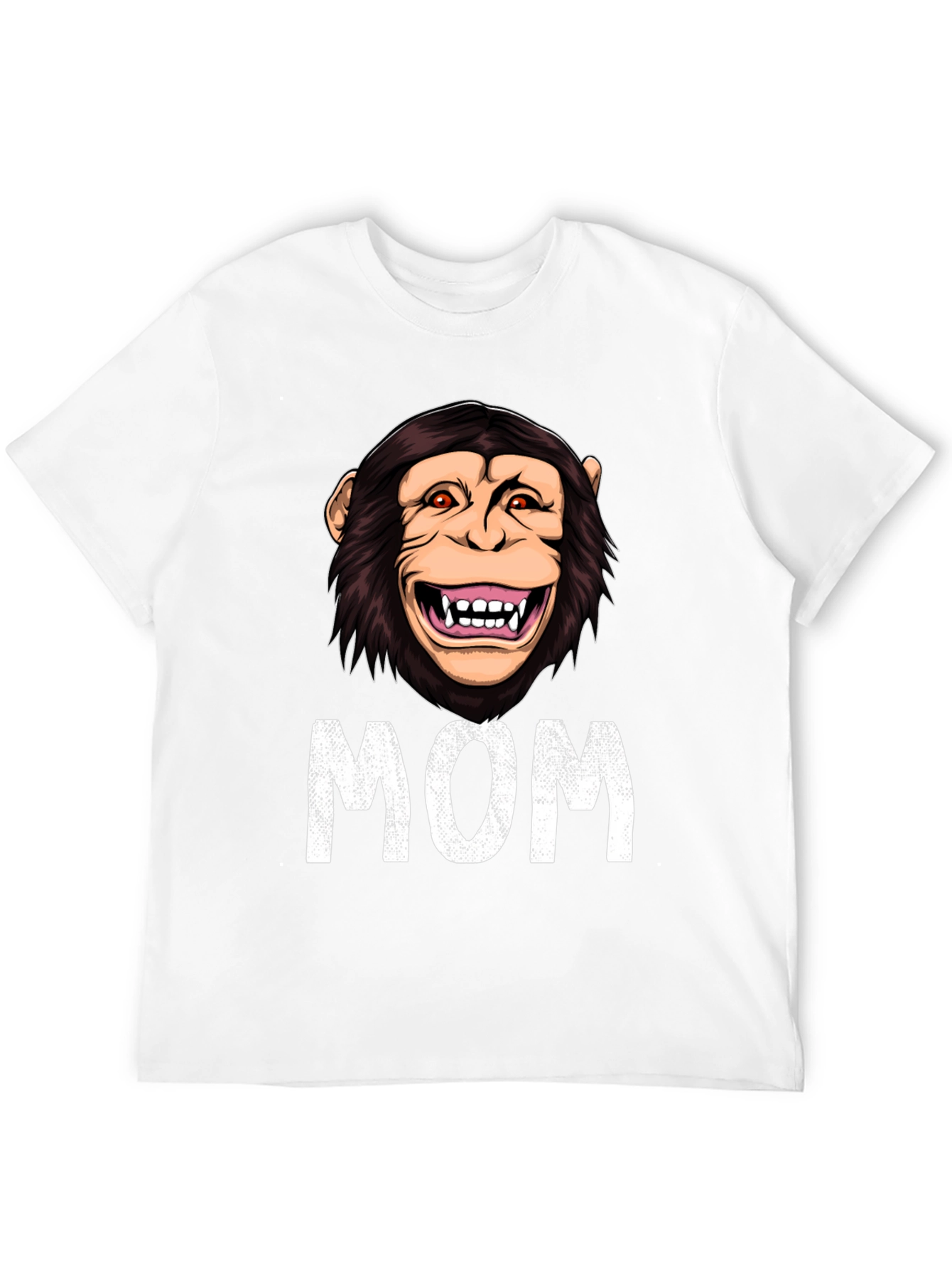 Funny Monkey Mom T-Shirt - Novelty Graphic Tee