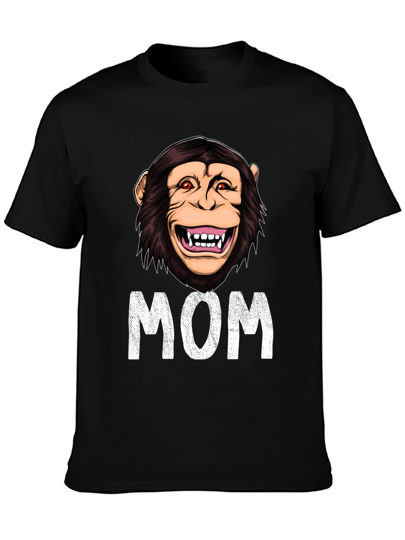 Funny Monkey Mom T-Shirt - Novelty Graphic Tee