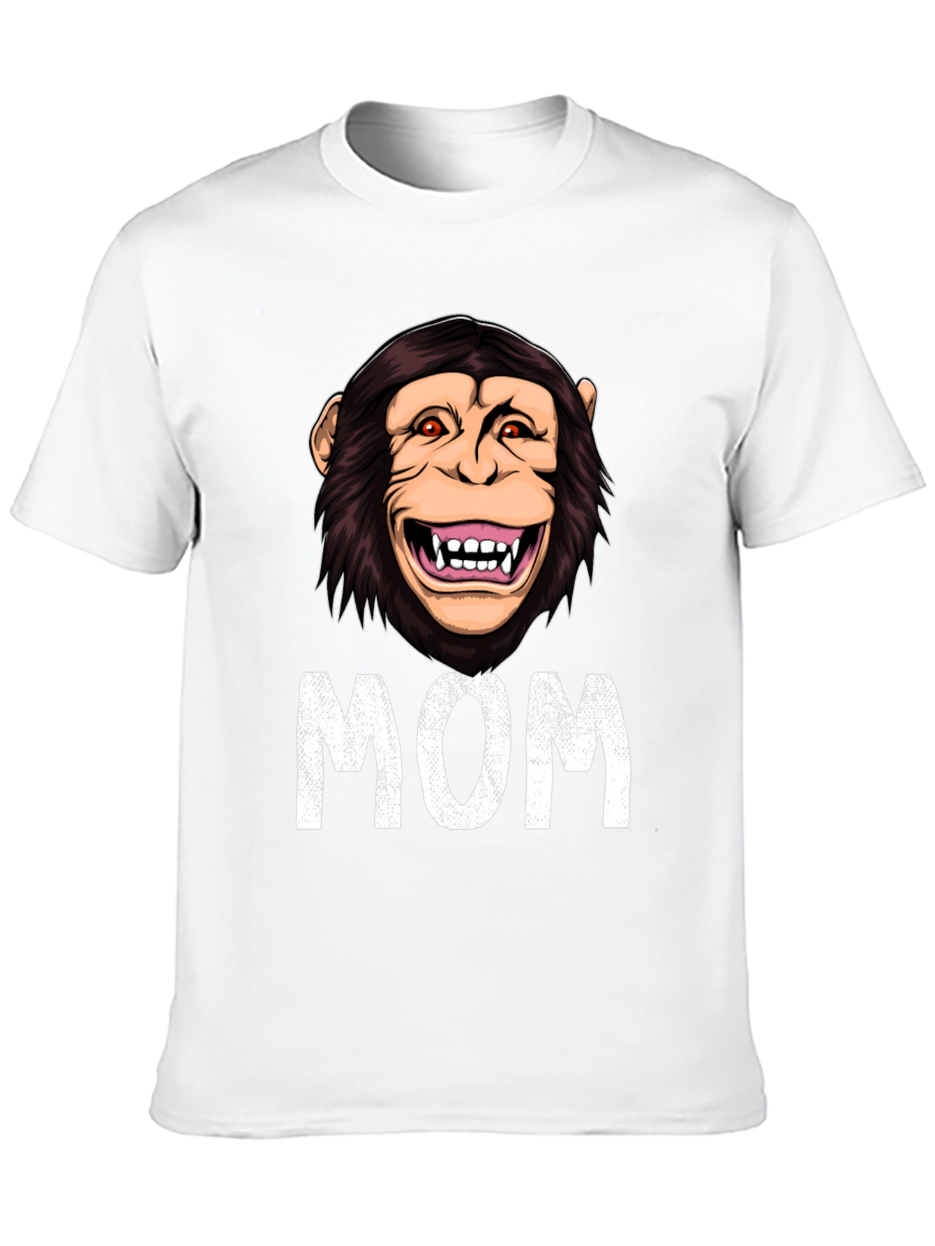 Funny Monkey Mom T-Shirt - Novelty Graphic Tee