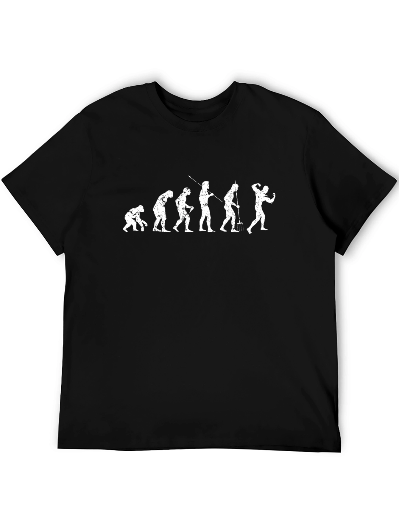 Evolution of Man Black T-Shirt