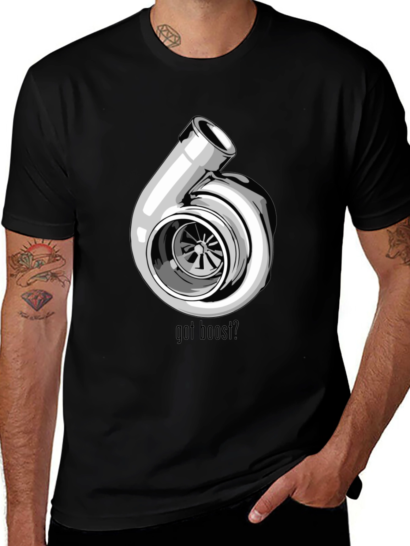Got Boost? Turbo Graphic Tee - Black