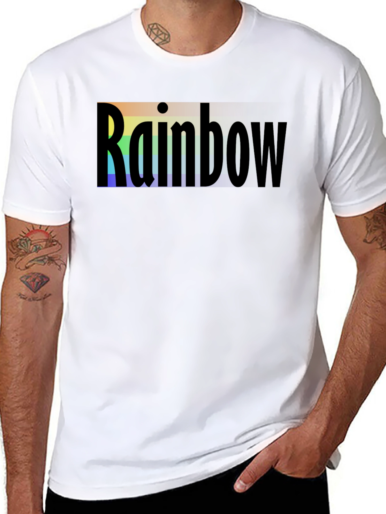 Rainbow Graphic T-Shirt - Stylish Pride Tee