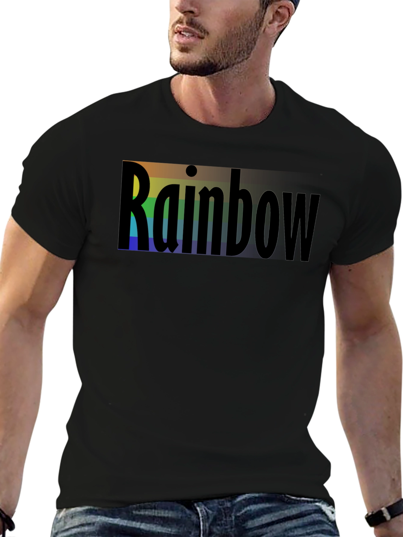 Rainbow Graphic T-Shirt - Stylish Pride Tee