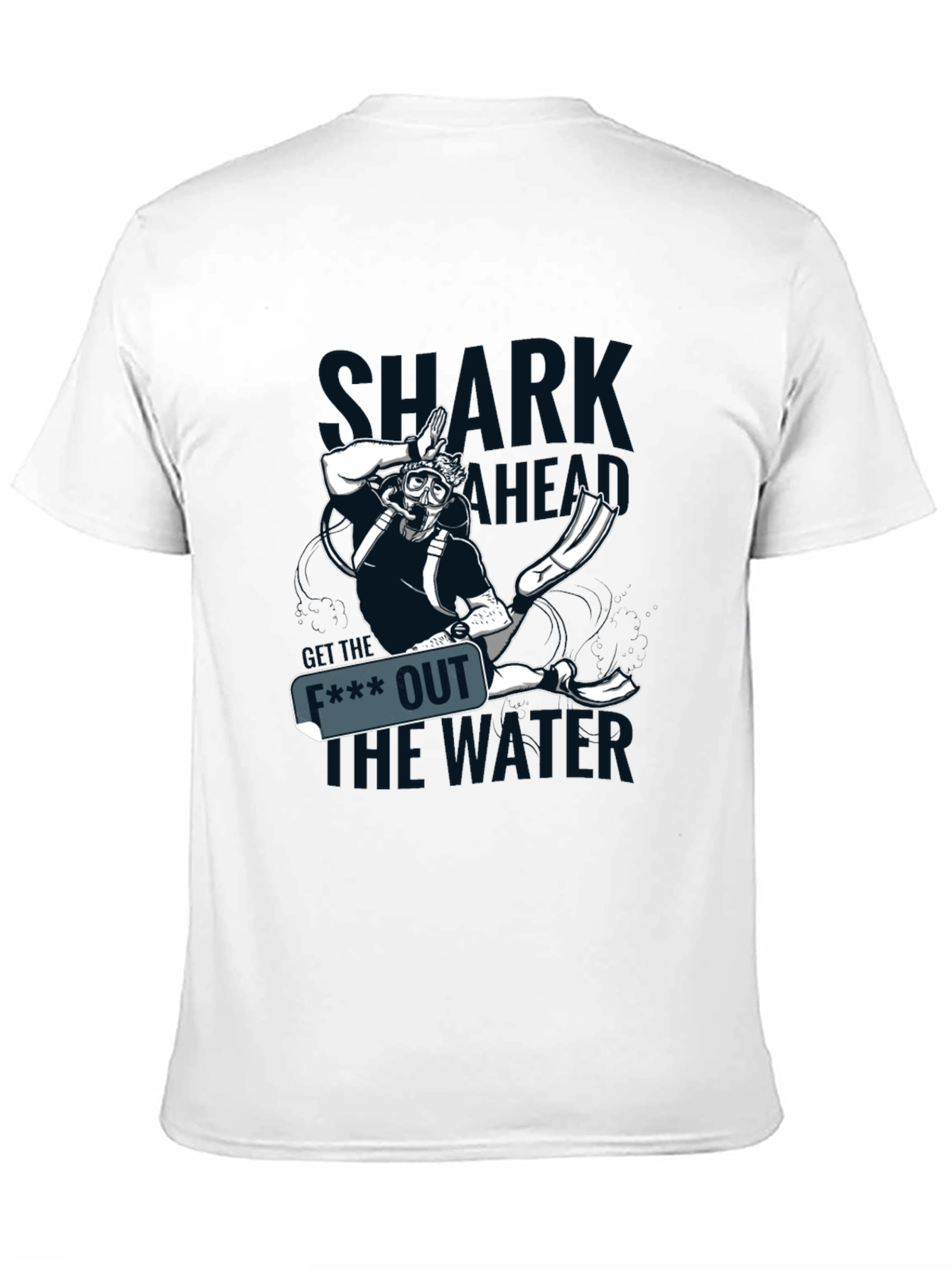 Funny Diver Shark T-Shirt