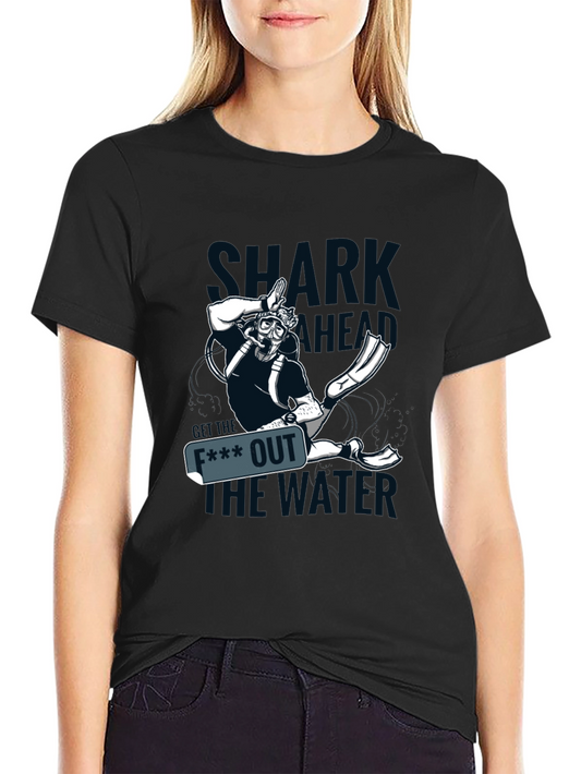 Funny Diver Shark T-Shirt
