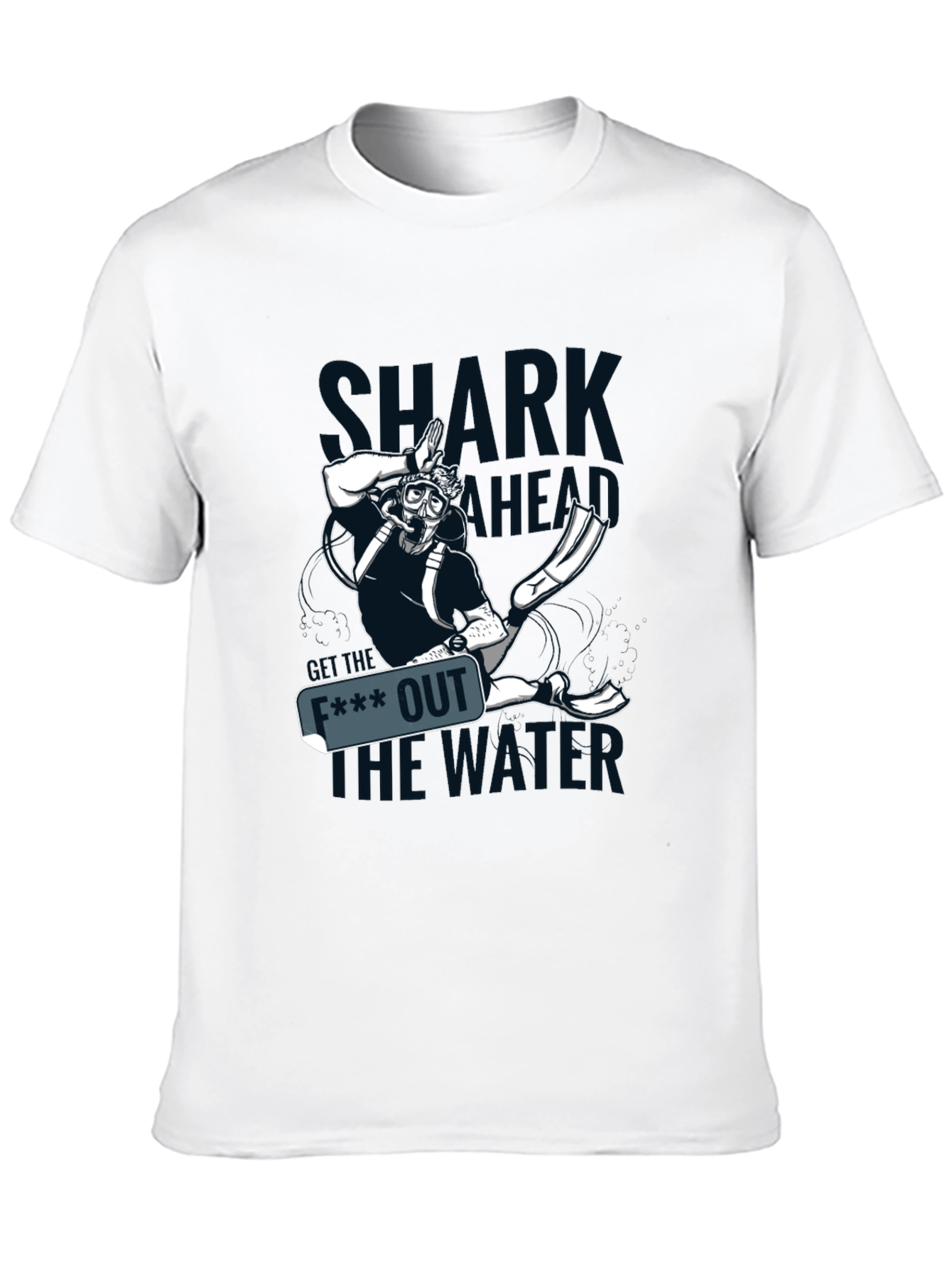 Funny Diver Shark T-Shirt