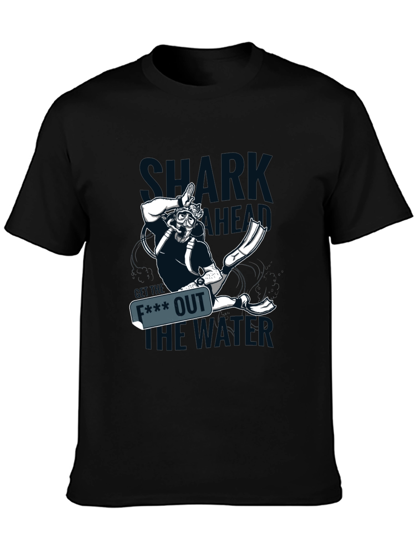 Funny Diver Shark T-Shirt