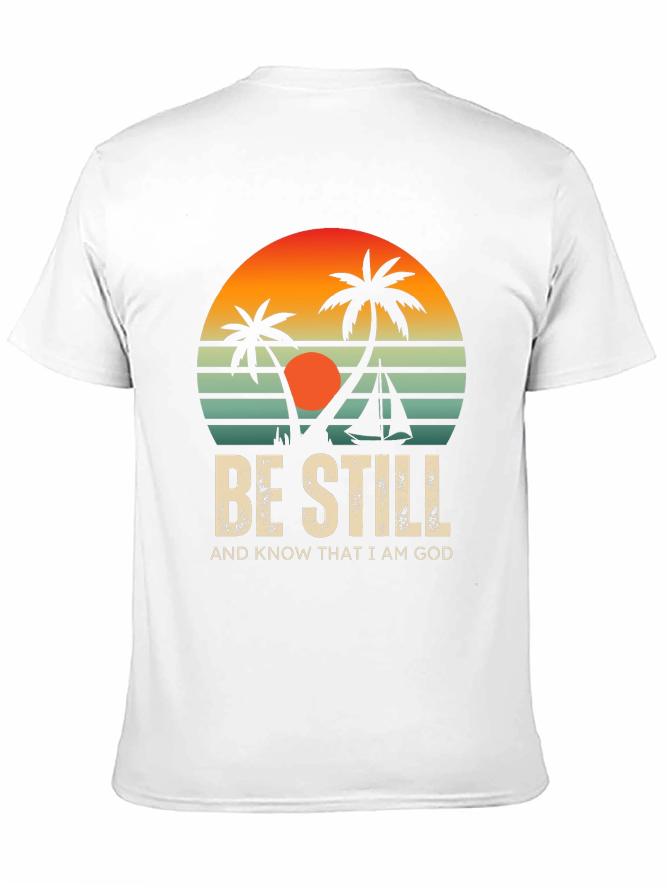 Be Still Graphic Tee - Coastal Sunset T-Shirt
