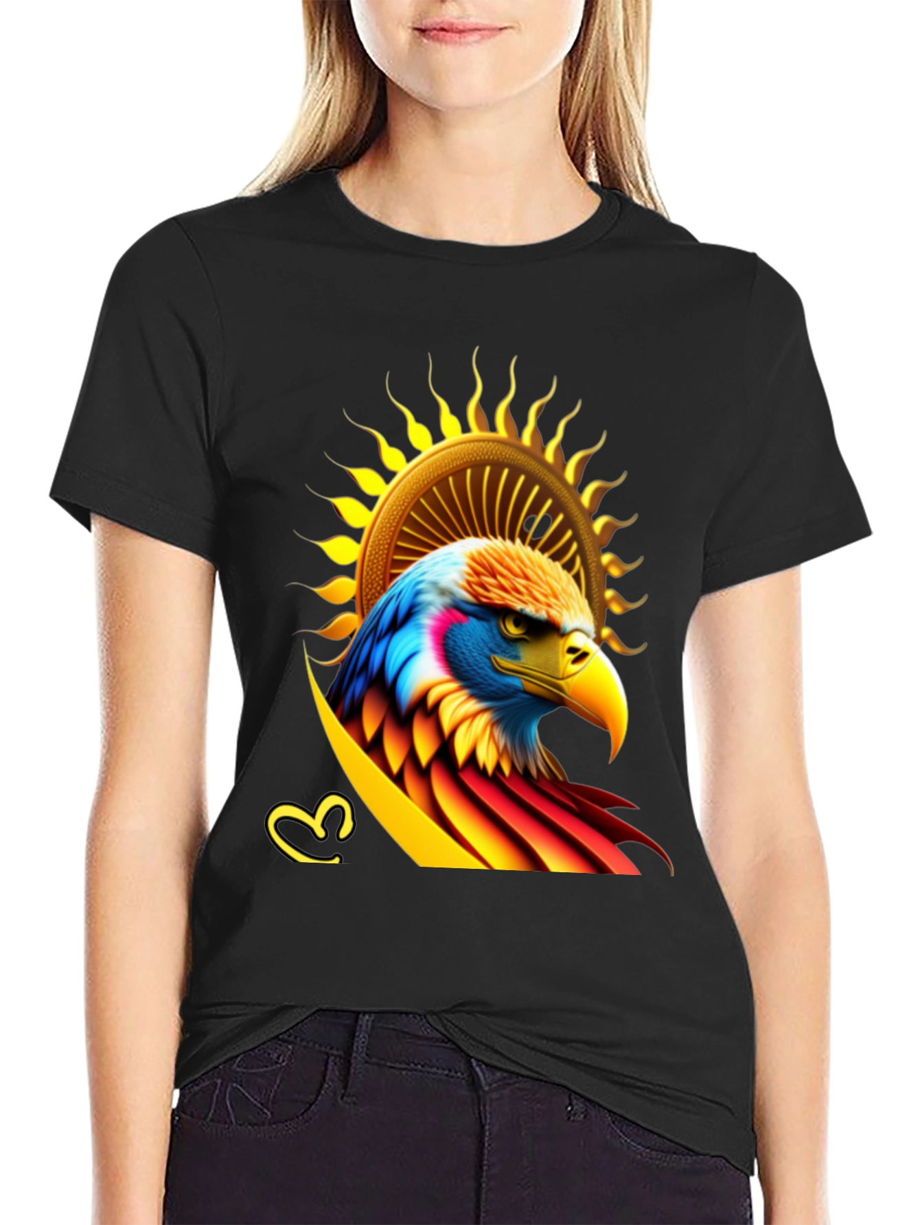 Eagle Sun Graphic T-Shirt