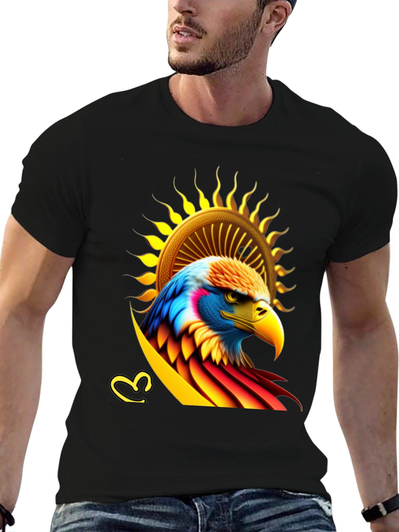 Eagle Sun Graphic T-Shirt