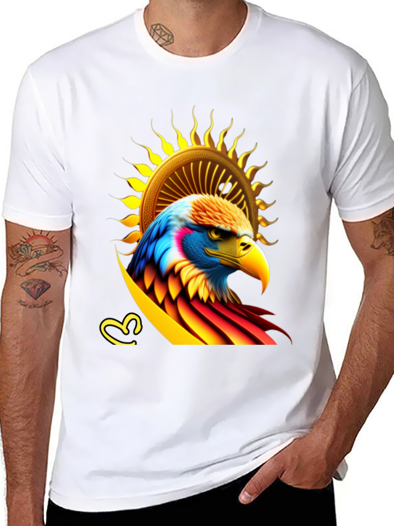 Eagle Sun Graphic T-Shirt