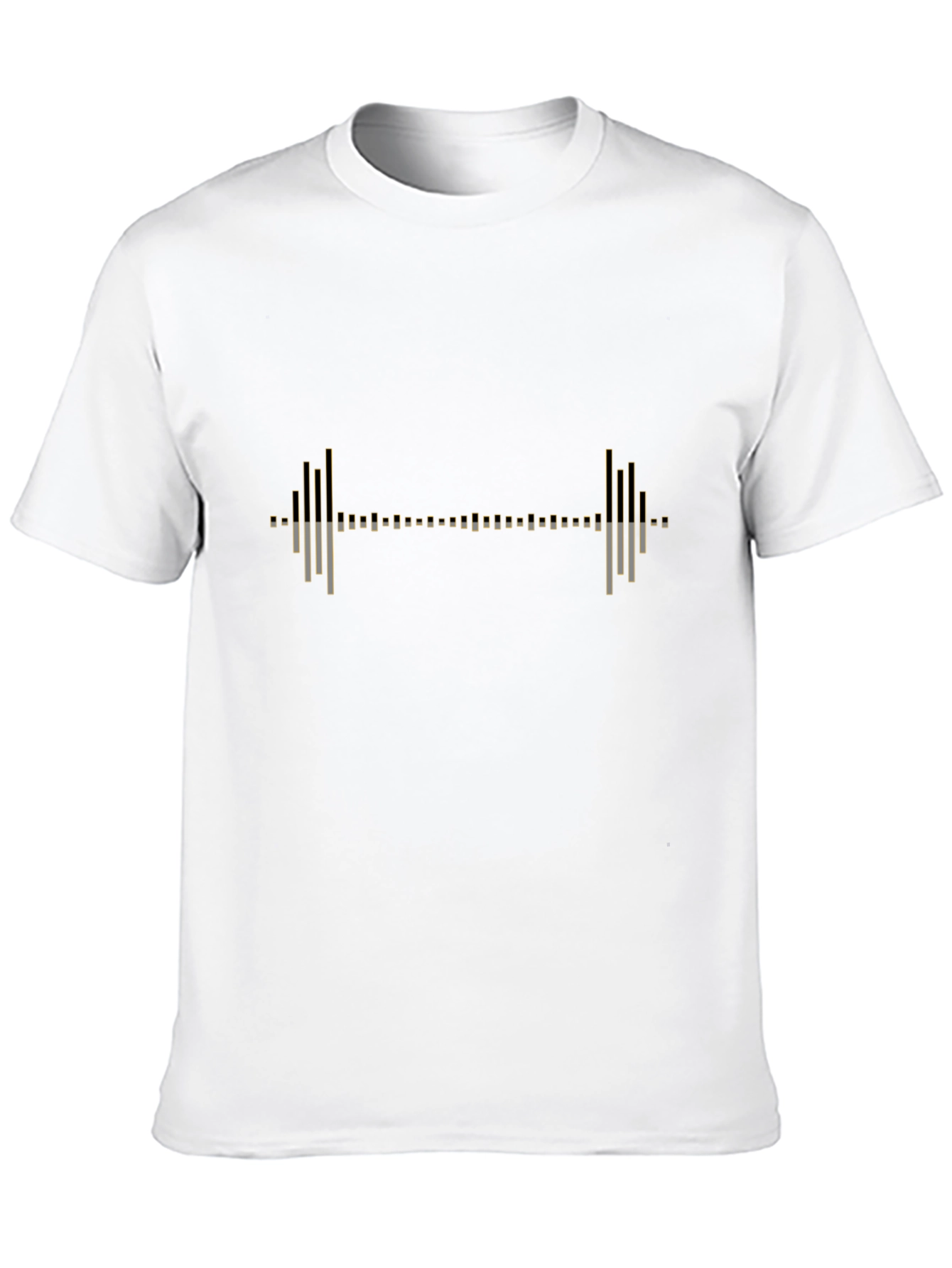 Workout Barbell Graphic Tee - Black