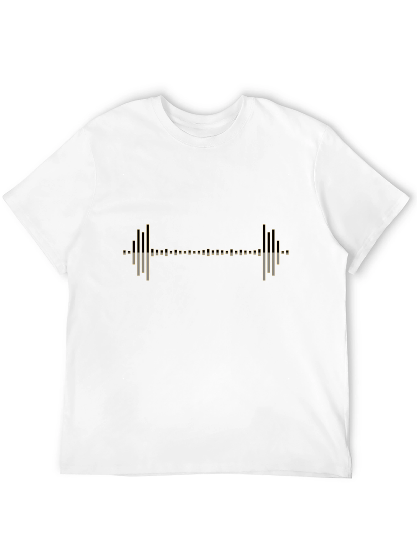 Workout Barbell Graphic Tee - Black