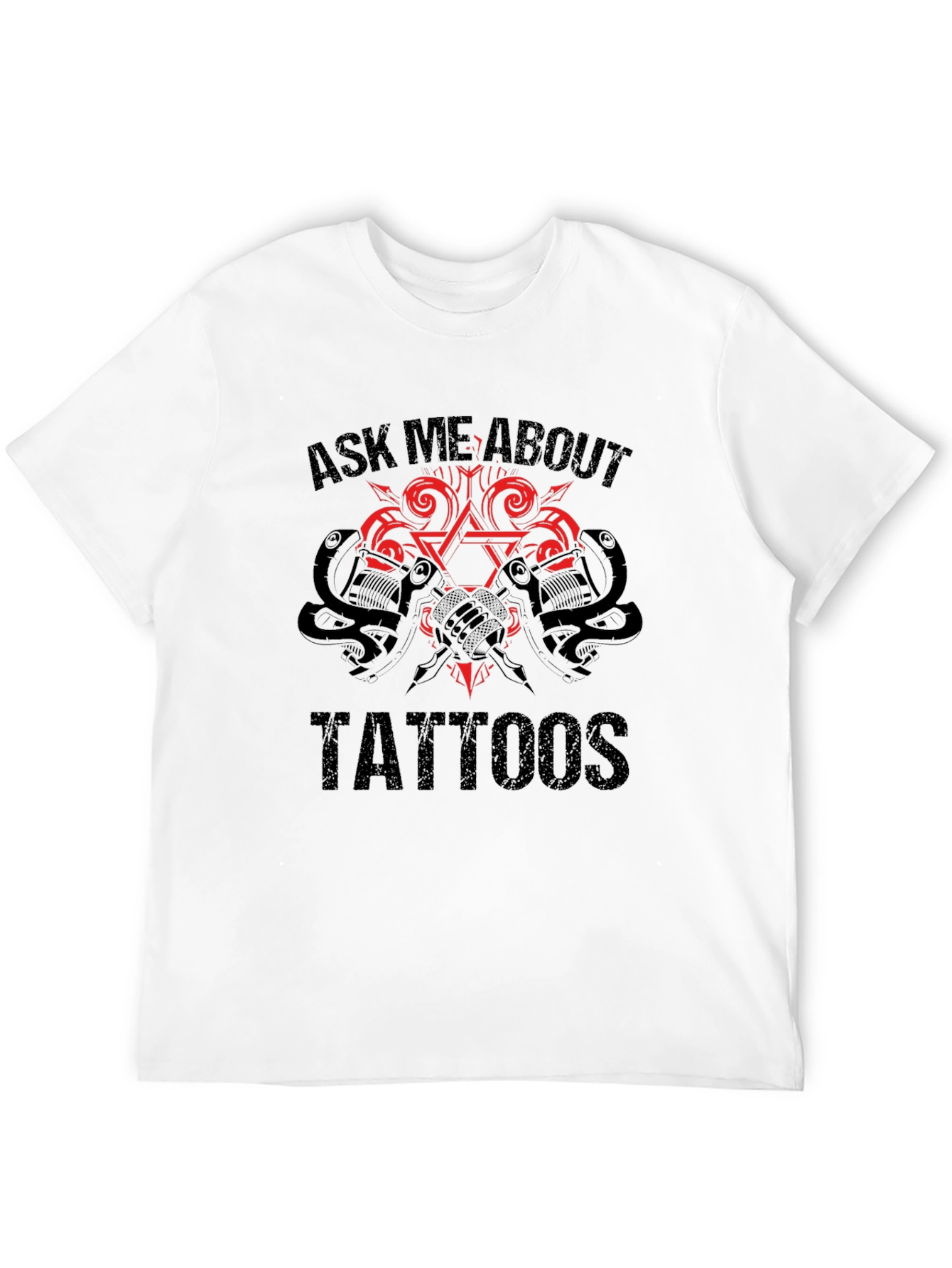 Ask Me About Tattoos Graphic T-Shirt