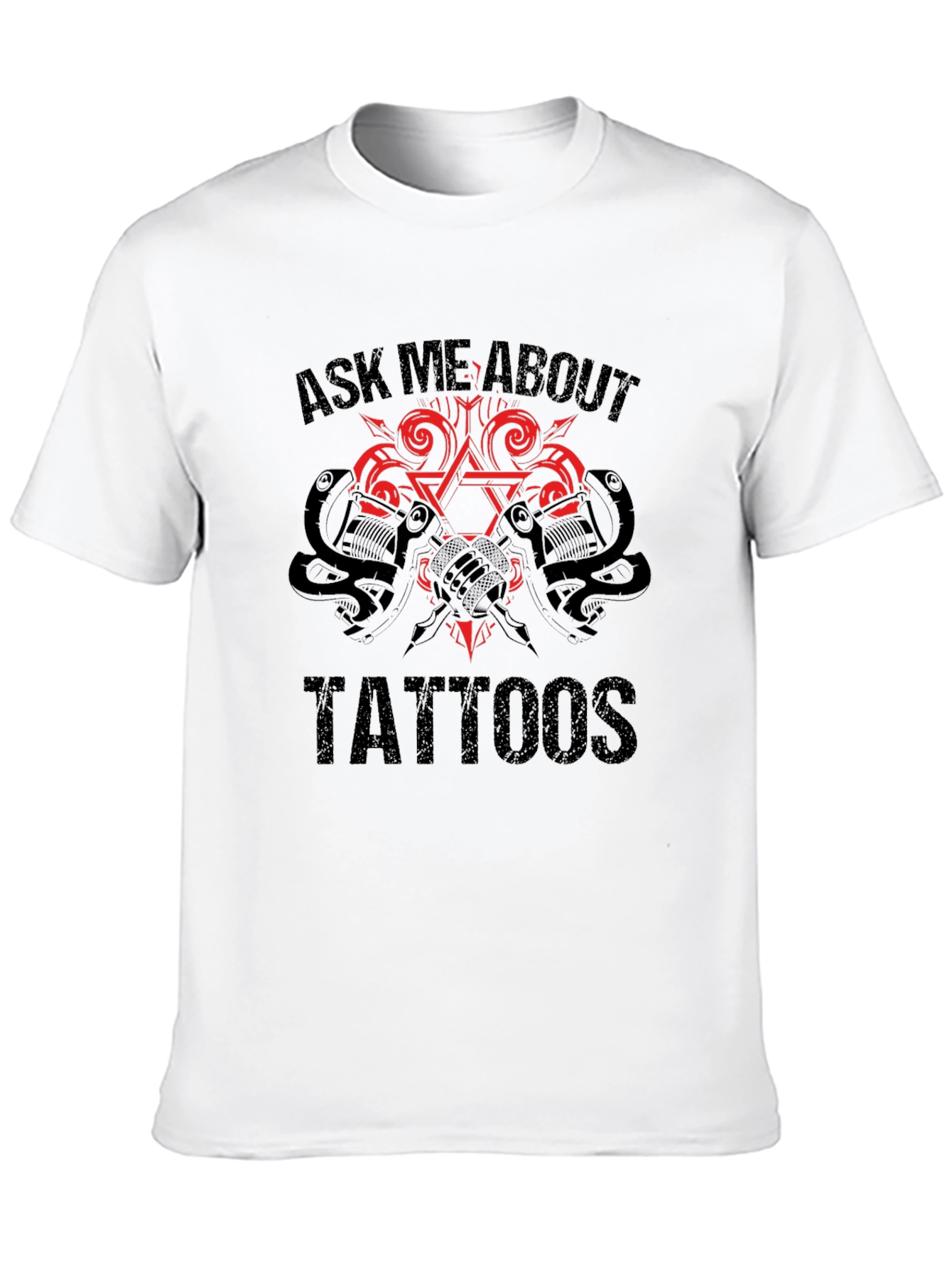 Ask Me About Tattoos Graphic T-Shirt