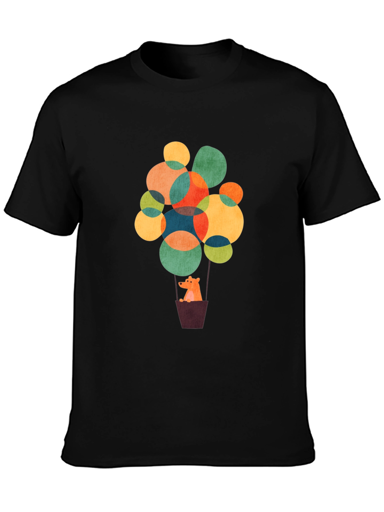 Bear in Balloon T-Shirt - Stylish Graphic Tee