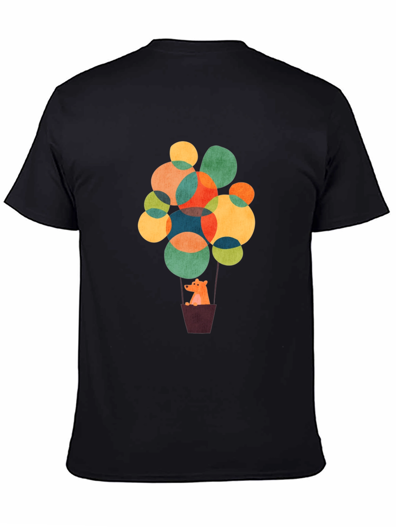 Bear in Balloon T-Shirt - Stylish Graphic Tee