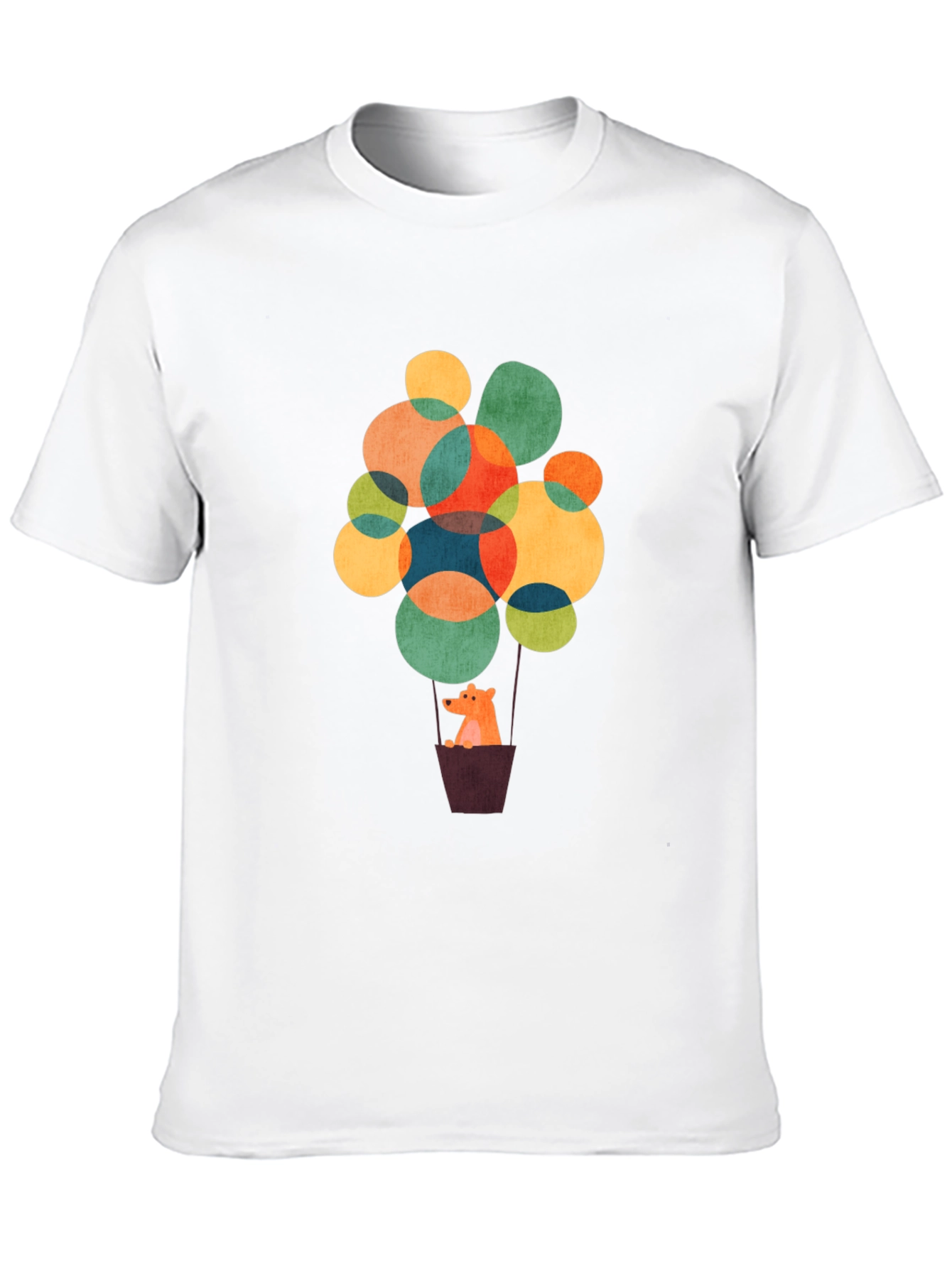 Bear in Balloon T-Shirt - Stylish Graphic Tee