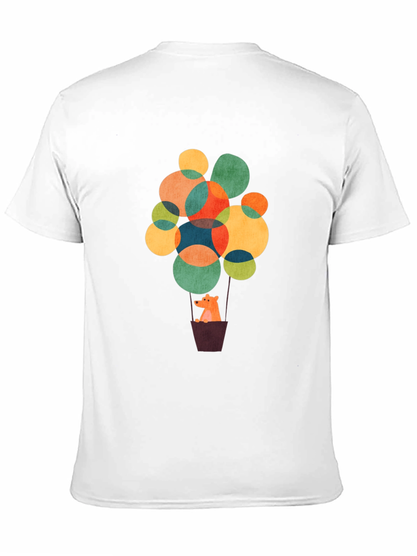 Bear in Balloon T-Shirt - Stylish Graphic Tee