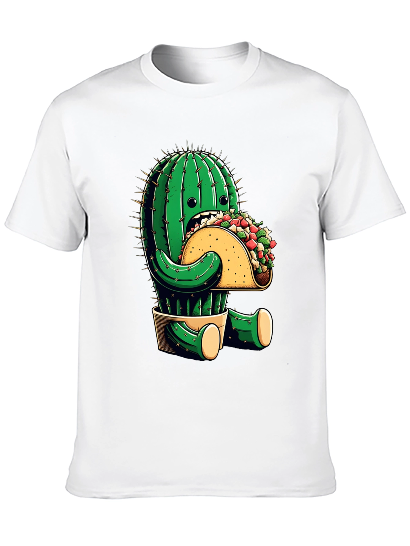 Cactus Taco T-Shirt - Funny Graphic Tee