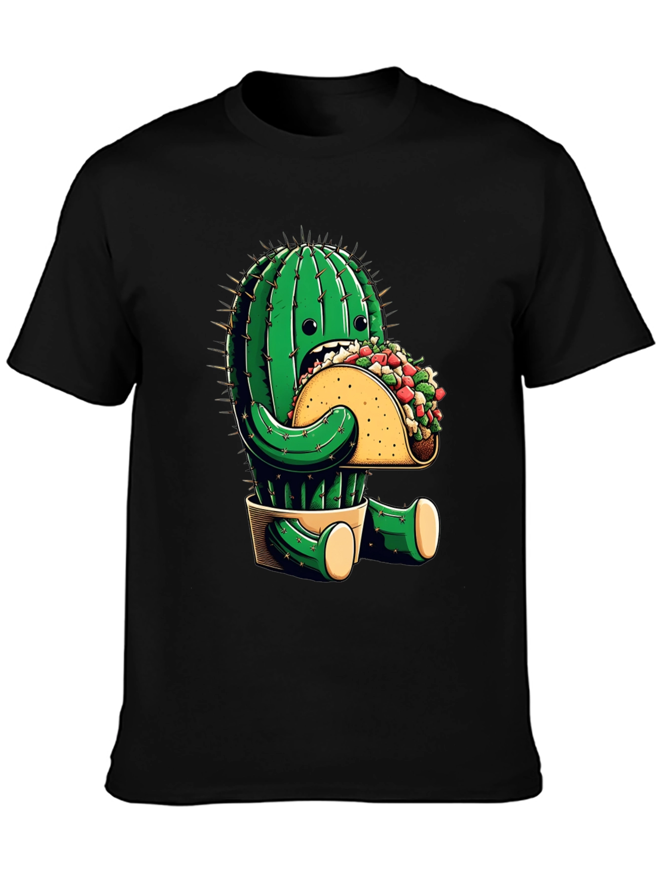 Cactus Taco T-Shirt - Funny Graphic Tee