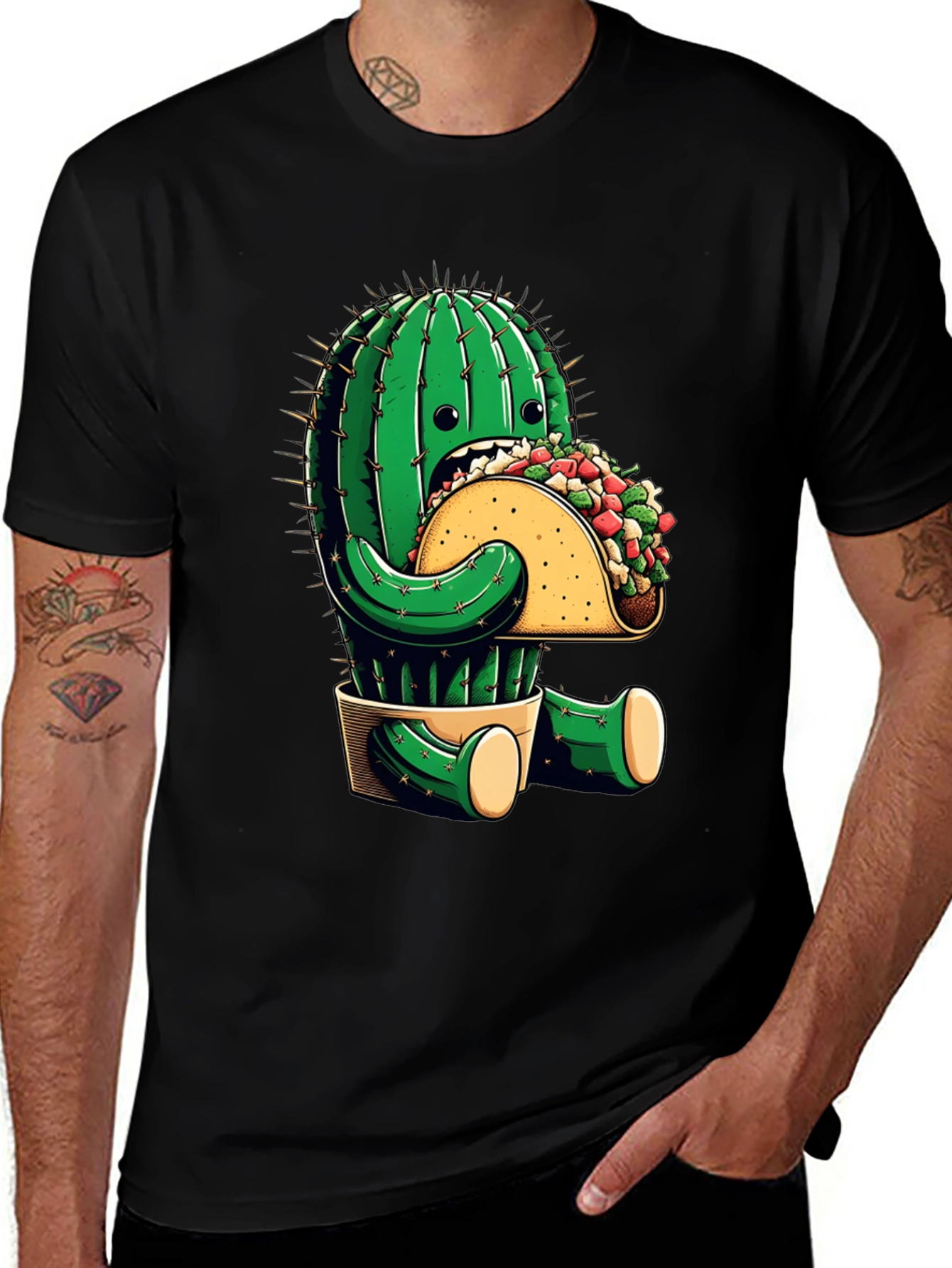 Cactus Taco T-Shirt - Funny Graphic Tee