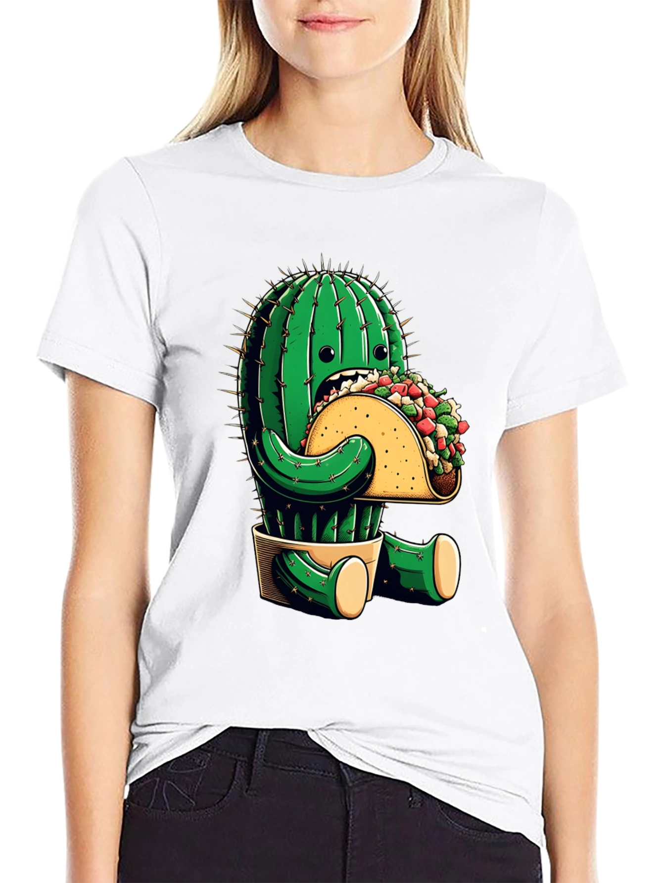 Cactus Taco T-Shirt - Funny Graphic Tee